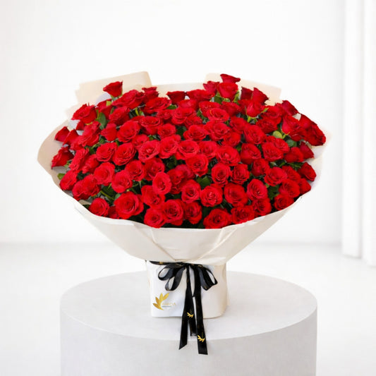 Impressive 101 Red Roses .
