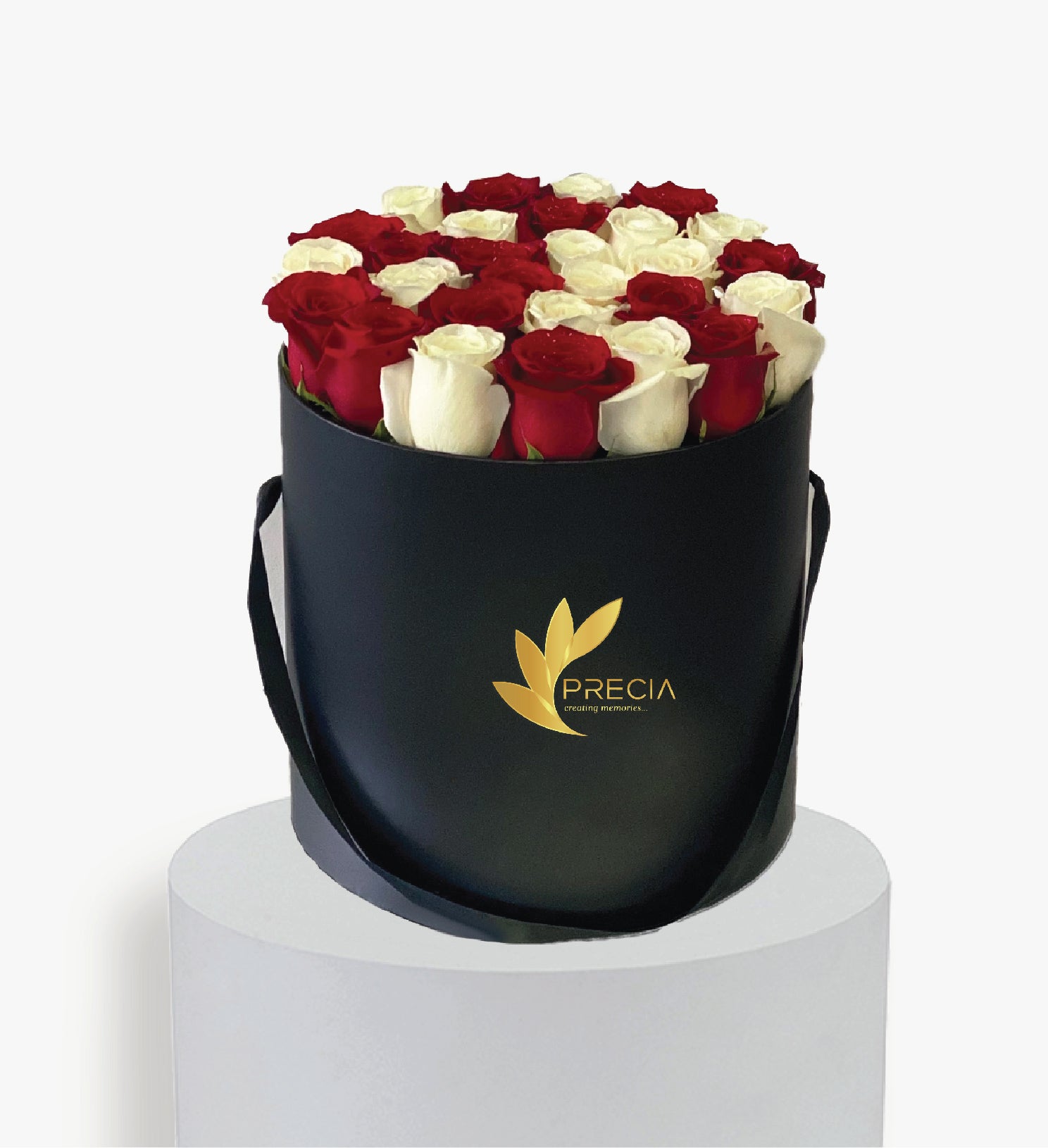 Yelena Red & White Rose