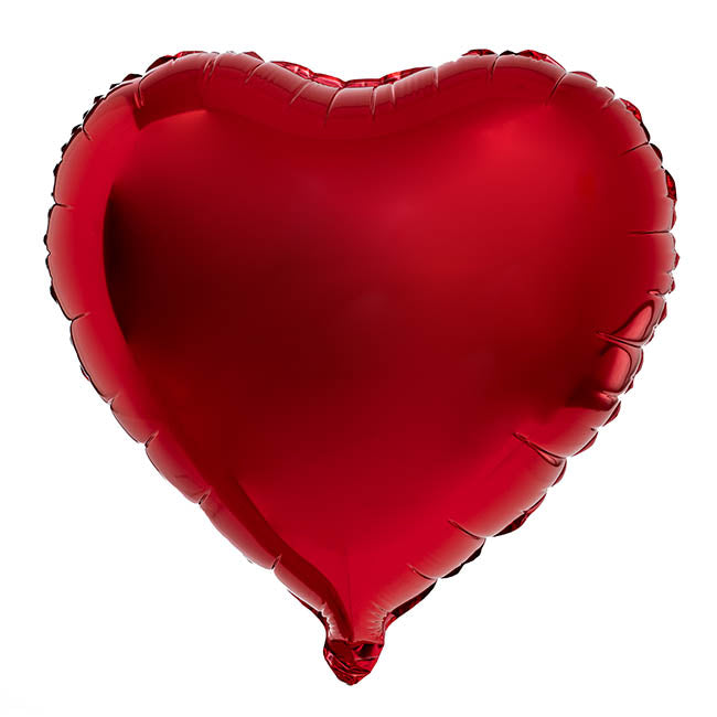 Red Heart Shape Foil Balloon