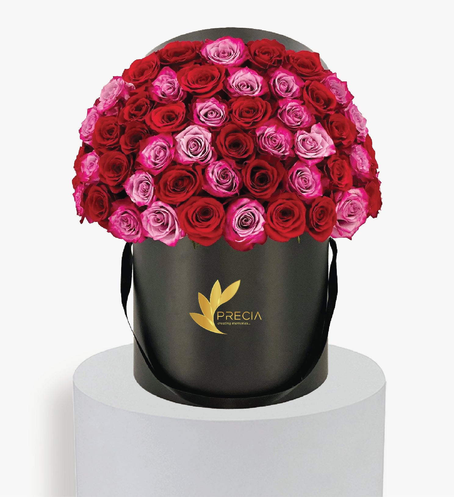 Signature Red & Hot Pink Rose Box