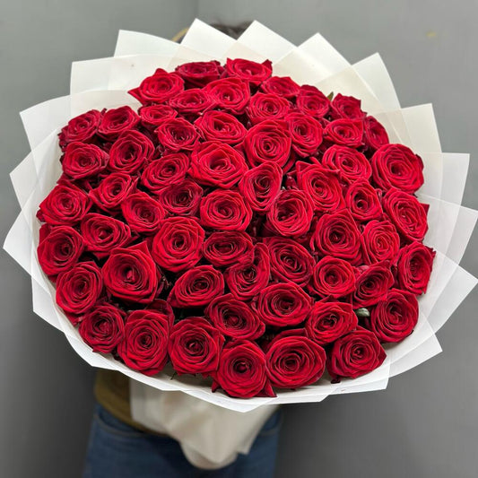 51 Red Roses Bouquet