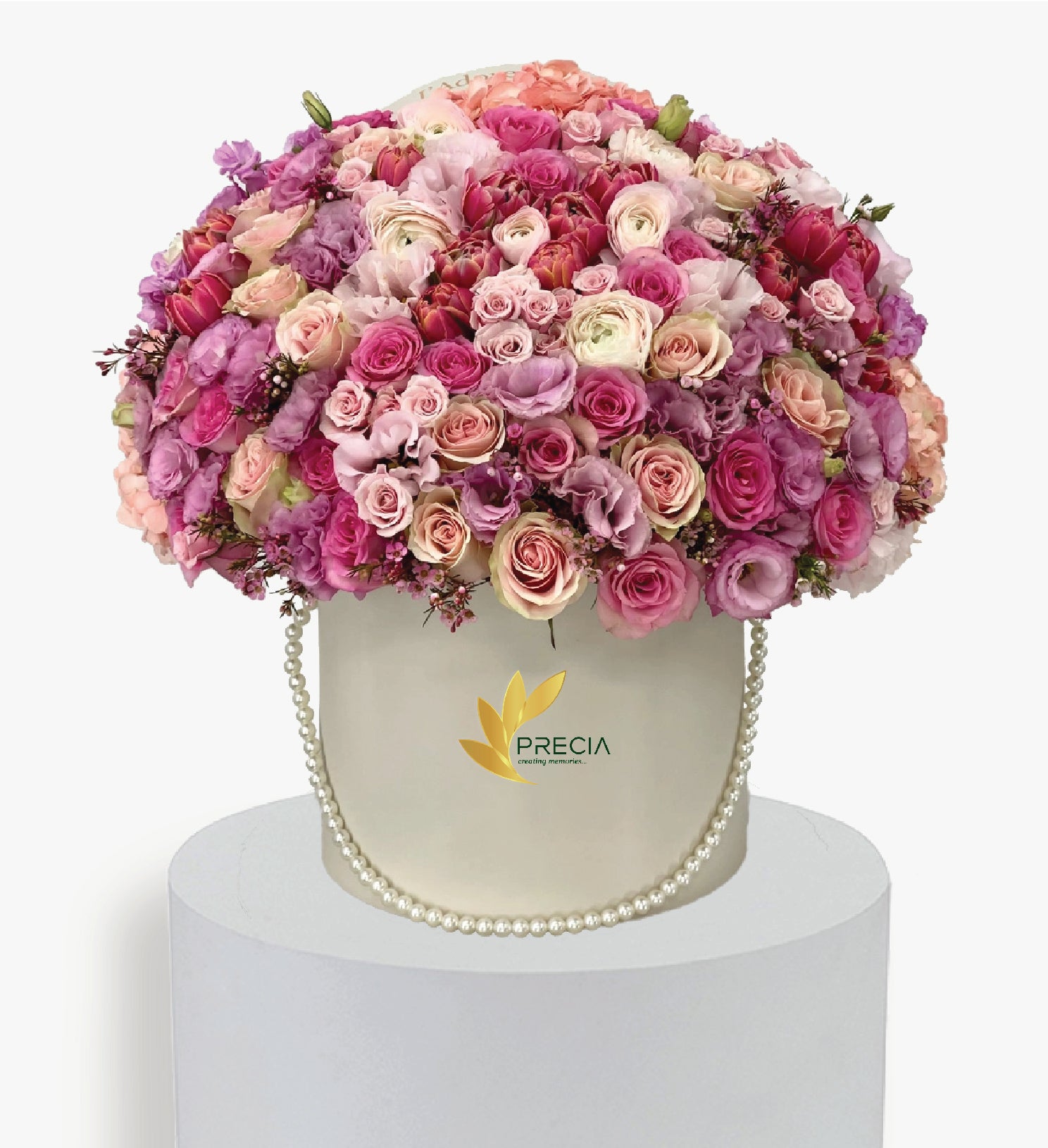 Pink Large Box Flowers