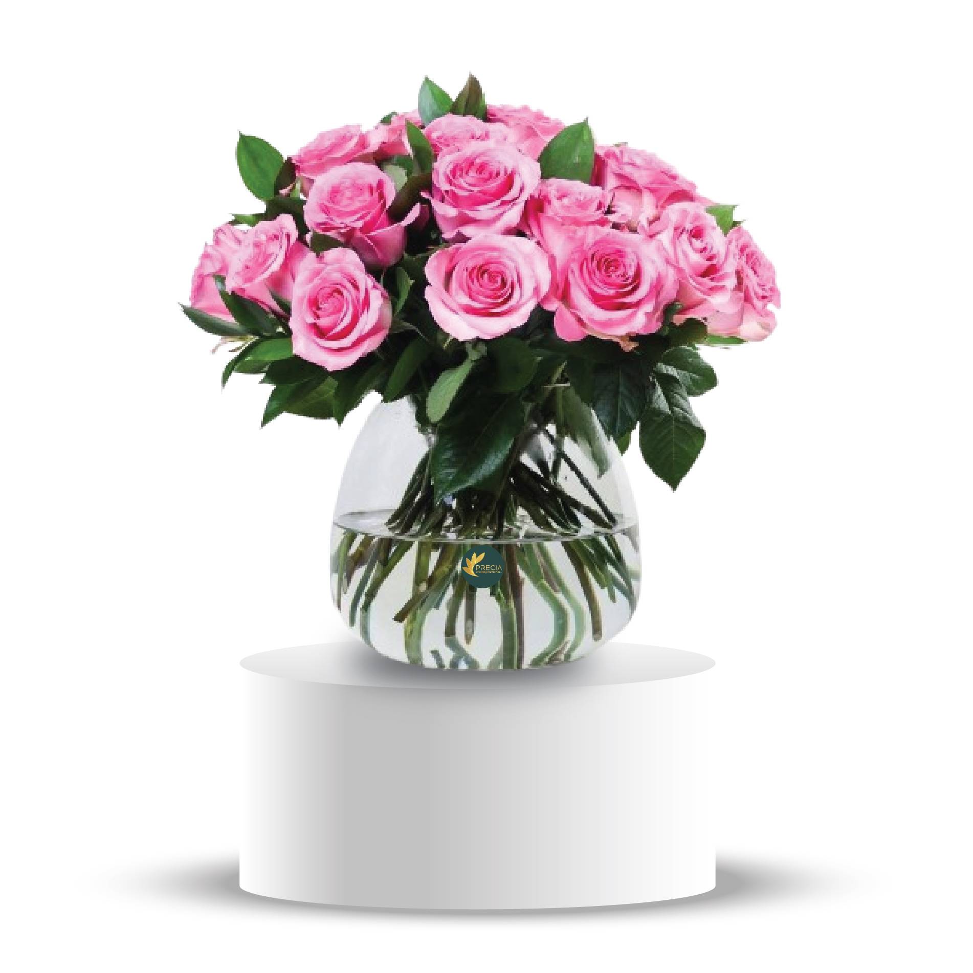 Solely 24 Barbie Pink Roses