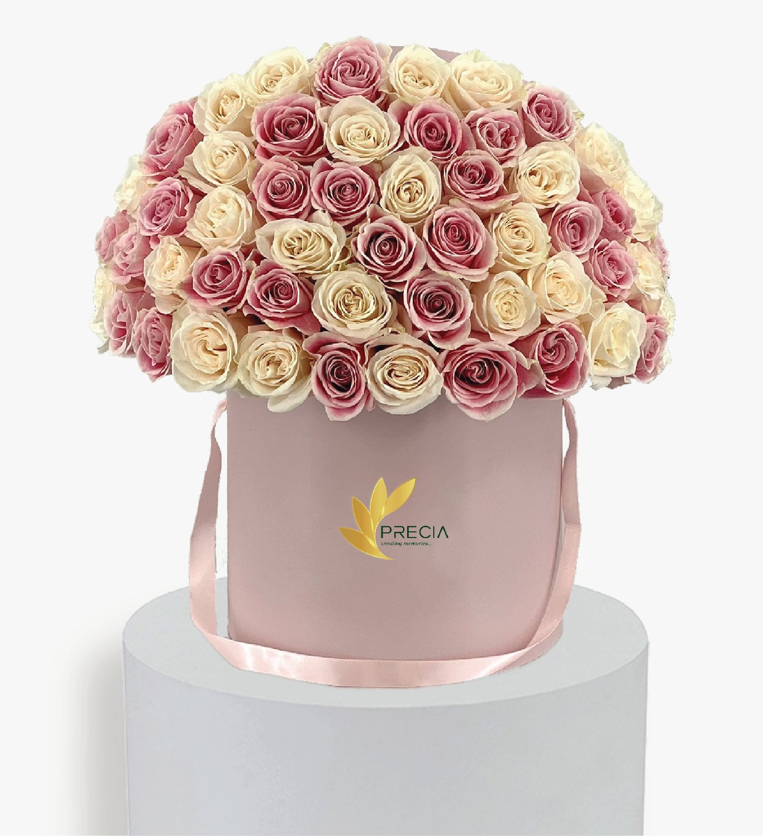 Signature Blush Pink & White Rose