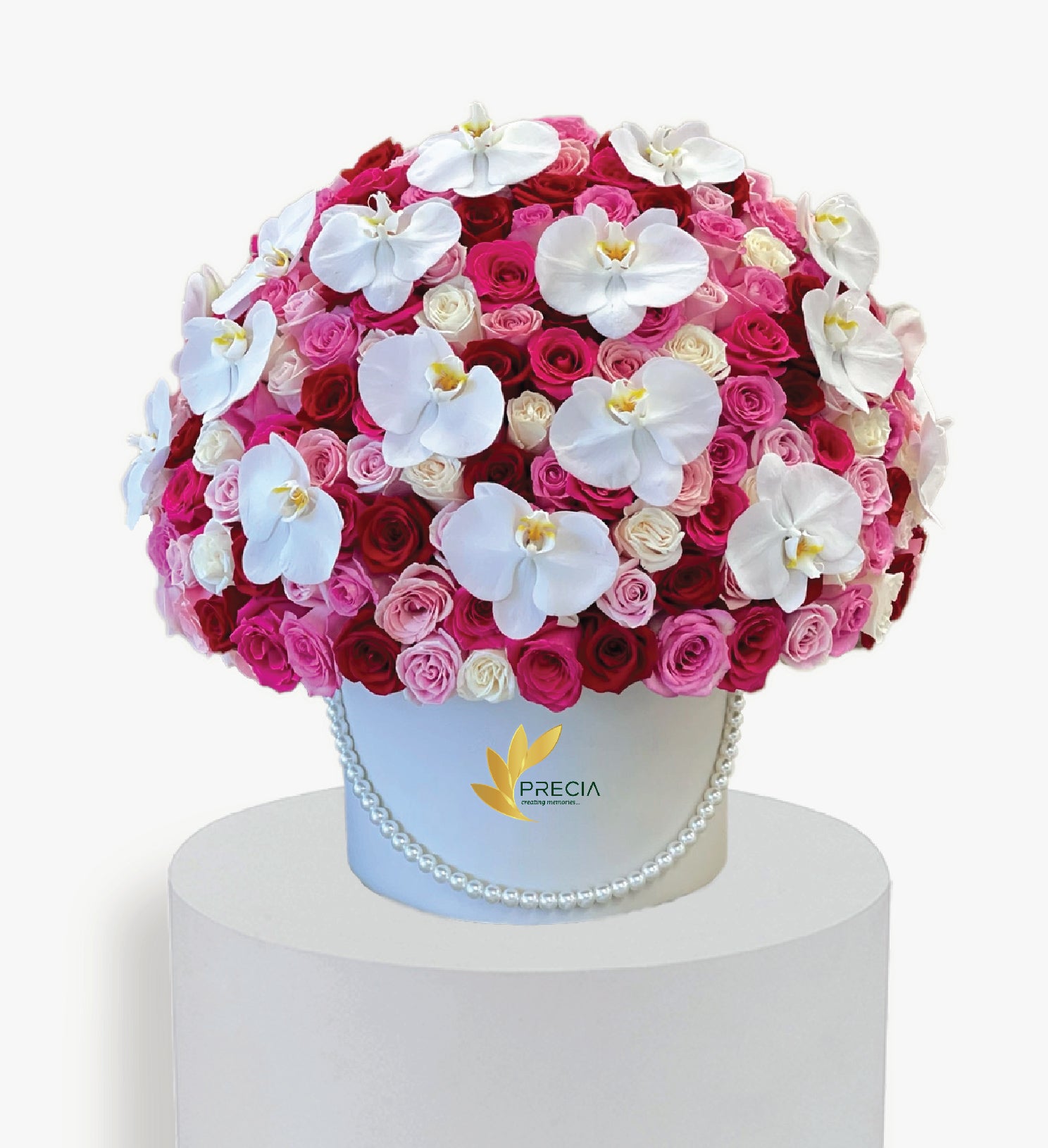 Grand Multicolor Roses & Orchids