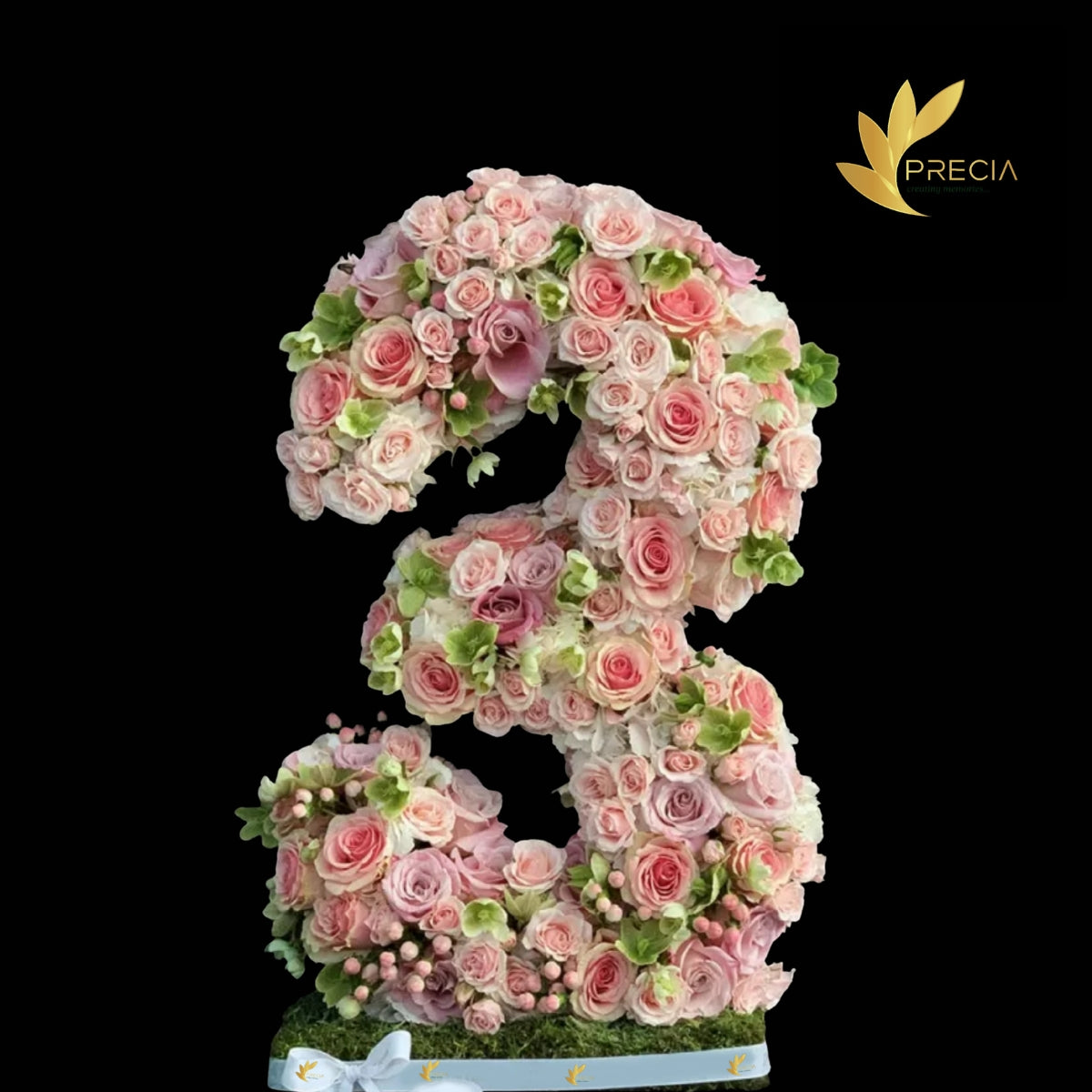 Number 3 Flower Arrangement