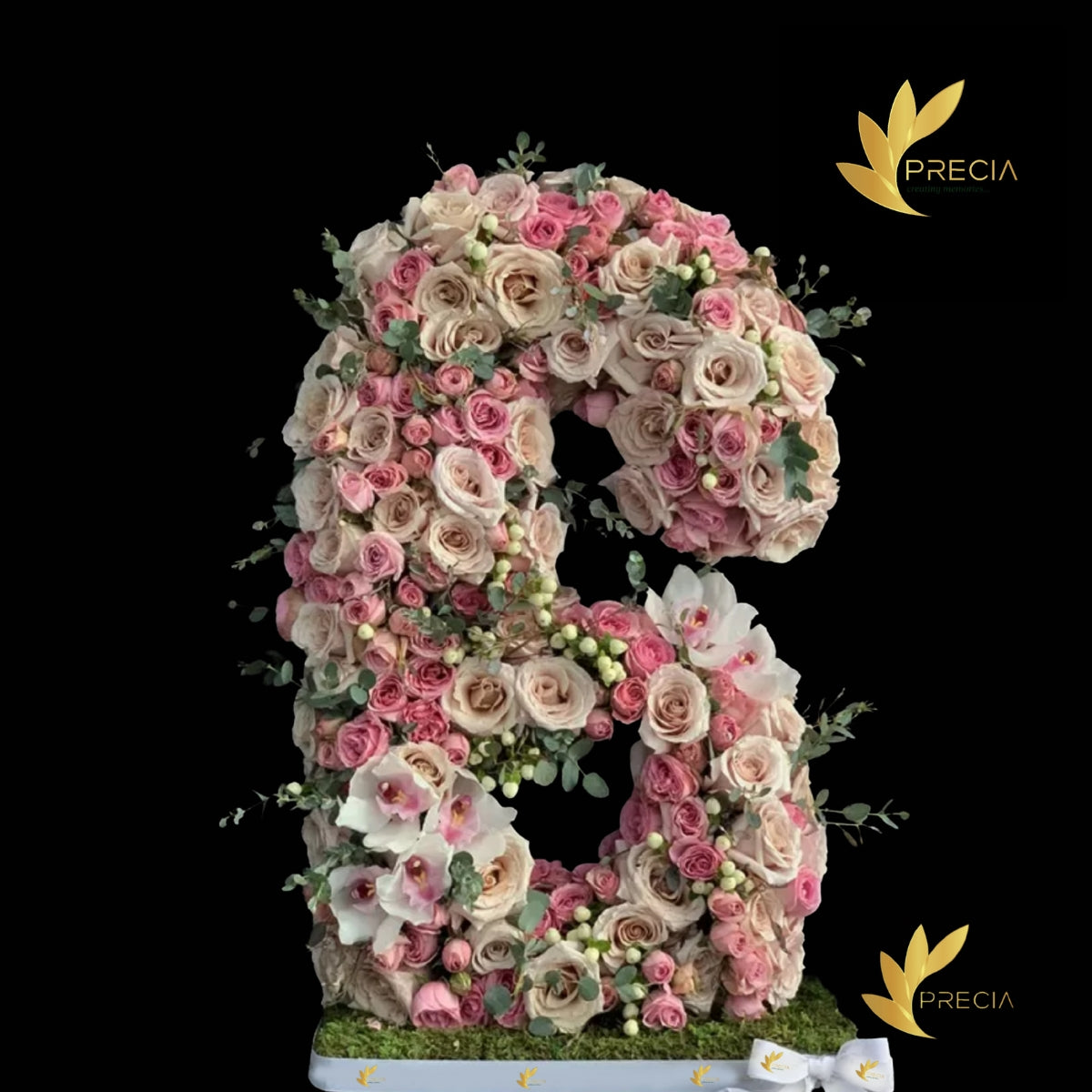 Number 6 Flower Arrangement