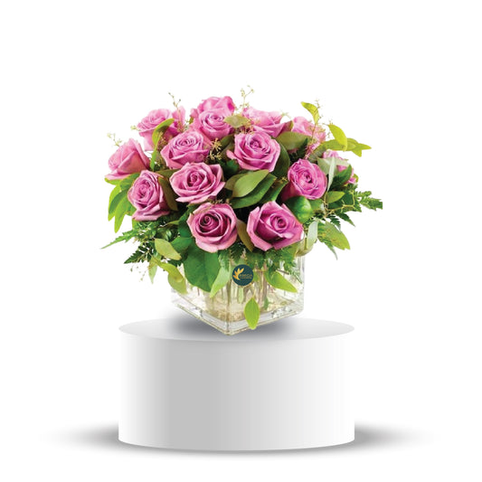 Lavender Rose Cube