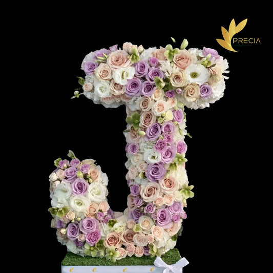 Letter J Flower Arrangement