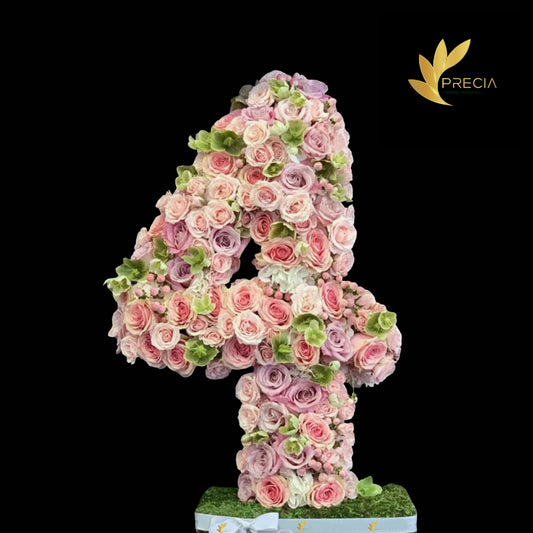 Number 4 Flower Arrangement