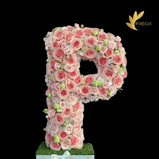 Letter P Flower Arrangement