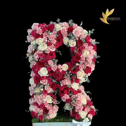 Letter R Flower Arrangement