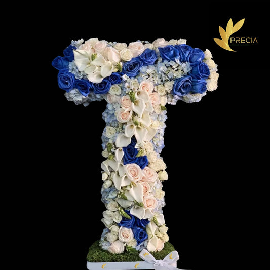 Letter T Flower Arrangement
