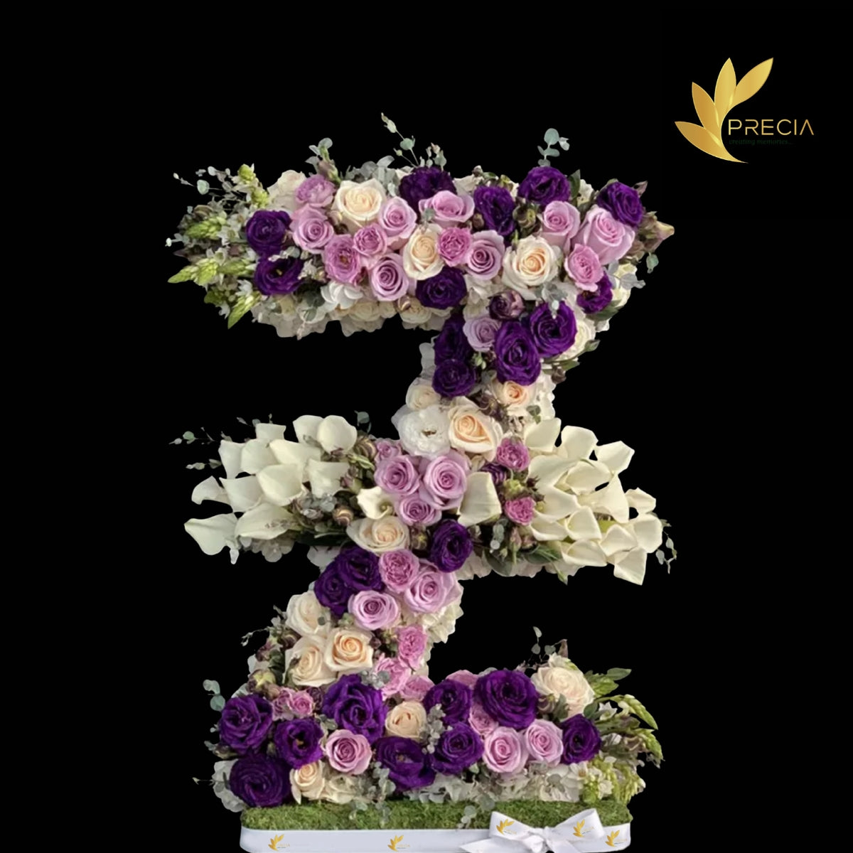 Letter Z Flower Arrangement