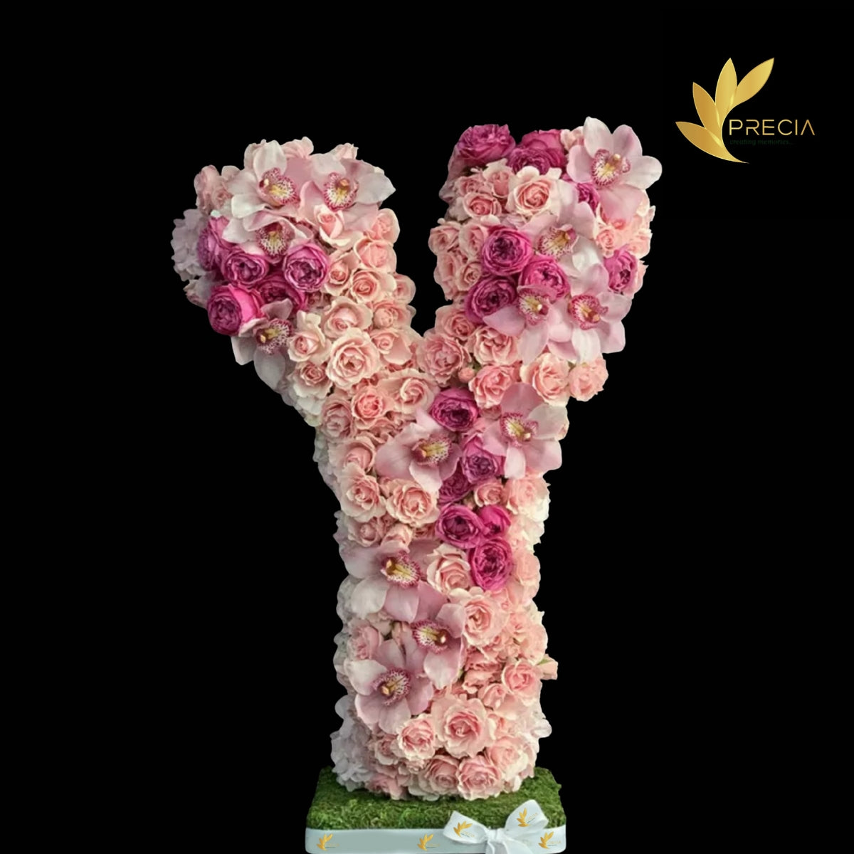 Letter Y Flower Arrangement